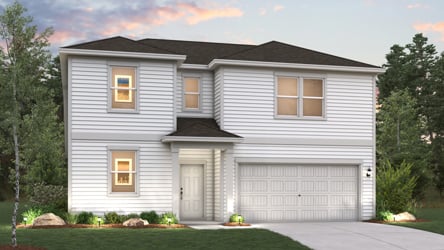 Savannah plan, elevation A without masonry