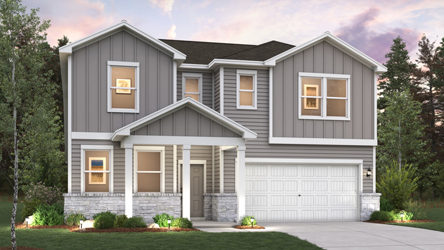 A house with a garage