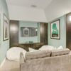Media room in Anderson model plan by Century Communities