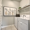 Hamilton plan laundry room for Eastwood at Sonterra in Jarrell, TX by Century Communities