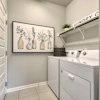 Hamilton plan laundry room for Eastwood at Sonterra in Jarrell, TX by Century Communities
