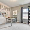 Hamilton plan bedroom shown as a craftroom for Eastwood at Sonterra in Jarrell, TX by Century Communities