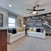 Santiago upstairs loft area from Eastwood at Sonterra in Jarrell, TX by Century Communities