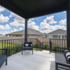 Santiago plan covered patio from Eastwood at Sonterra in Jarrell, TX by Century Communities