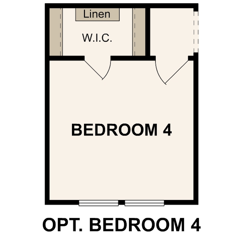 Colorado floorplan, first floor options