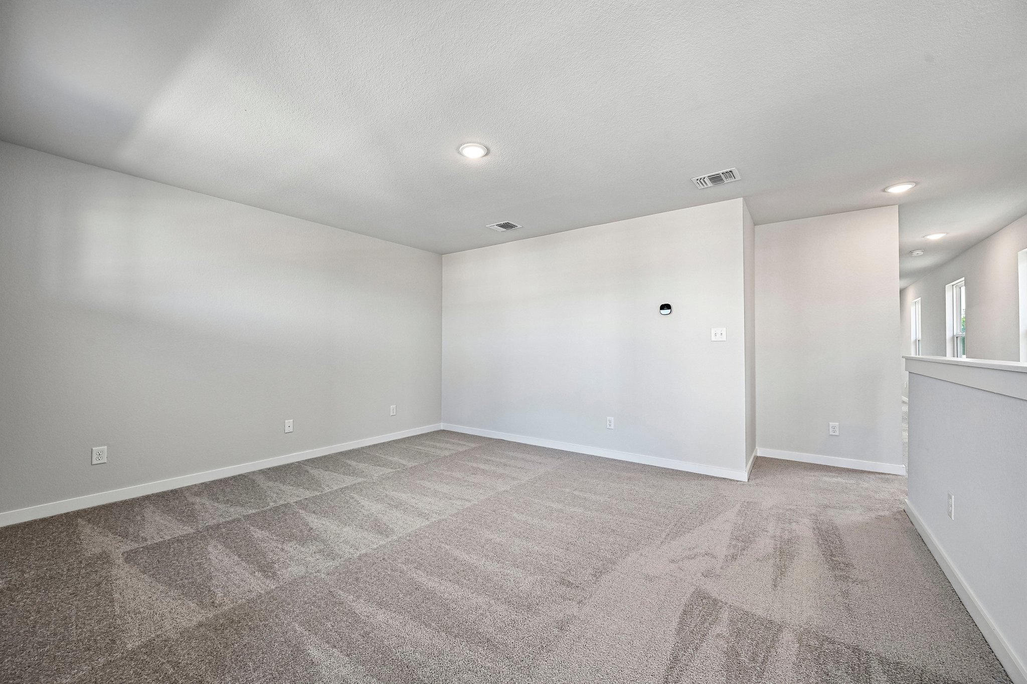 A room with white walls.