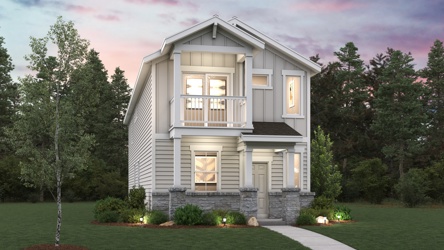 A house with a yard and trees.