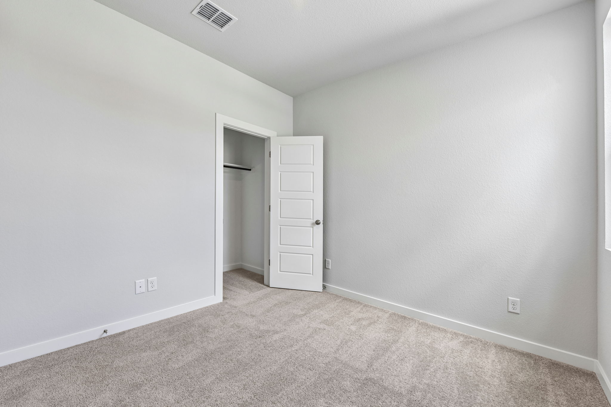 A room with white walls.