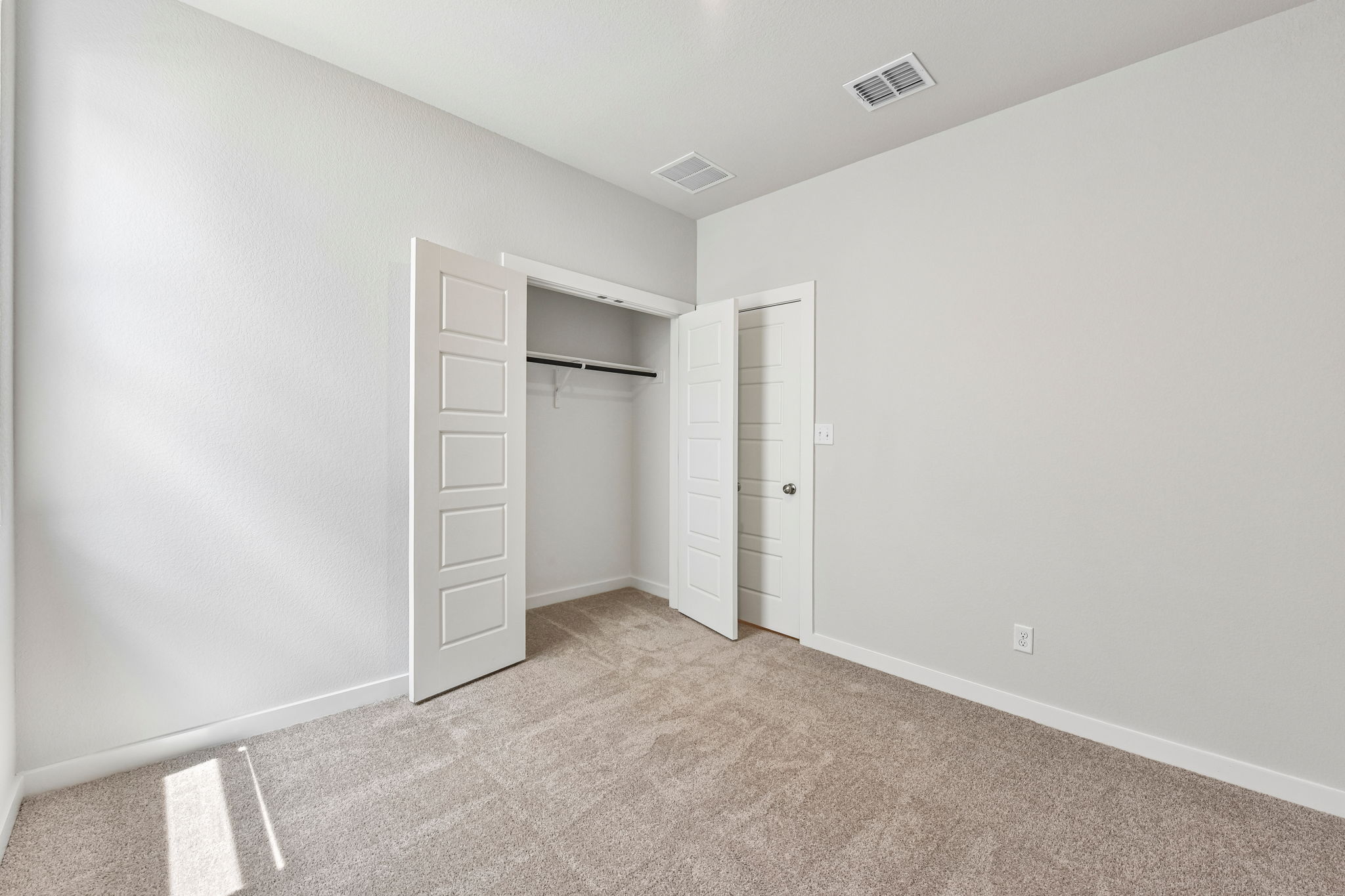 A room with white walls.