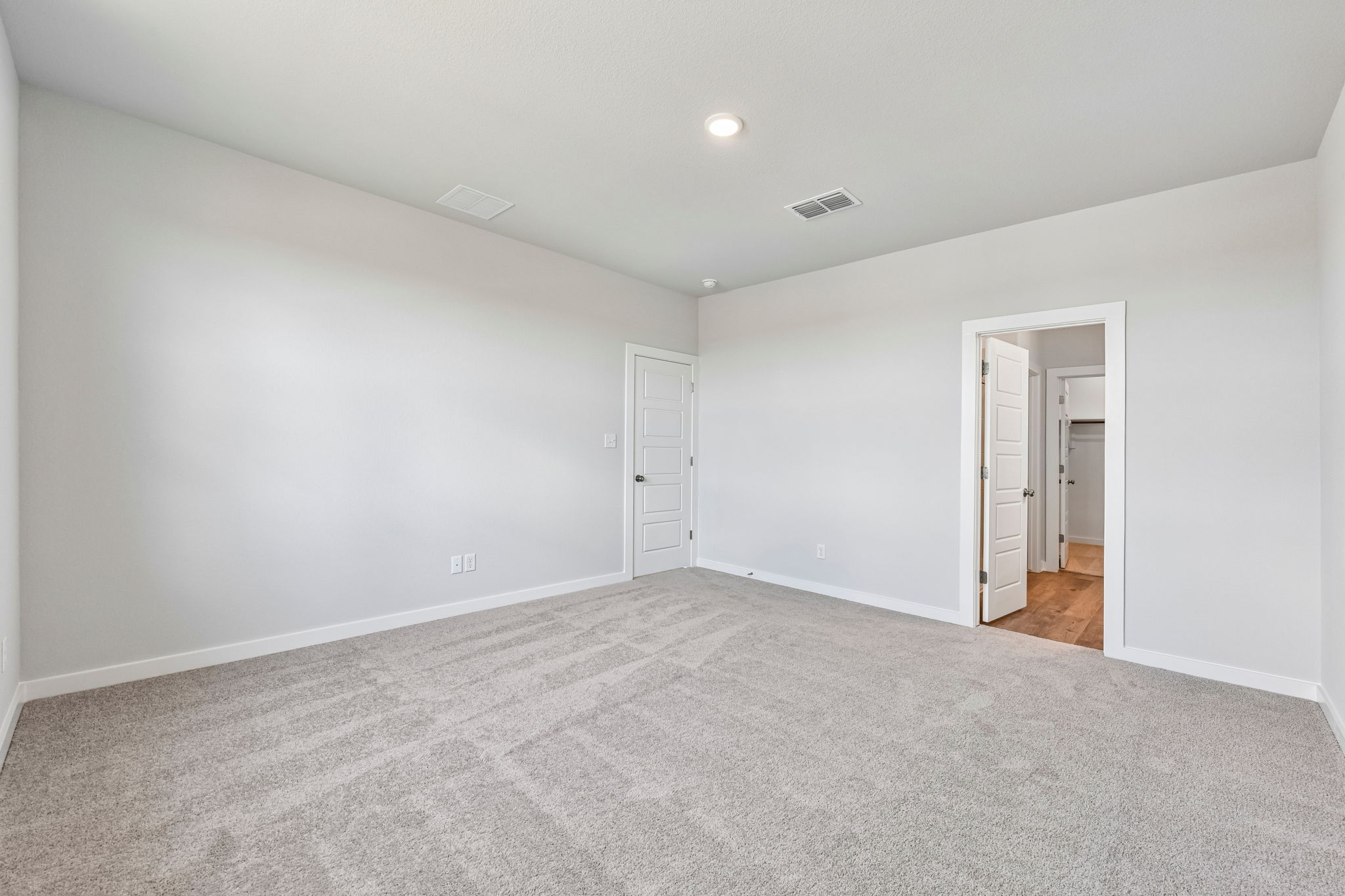 A room with white walls.