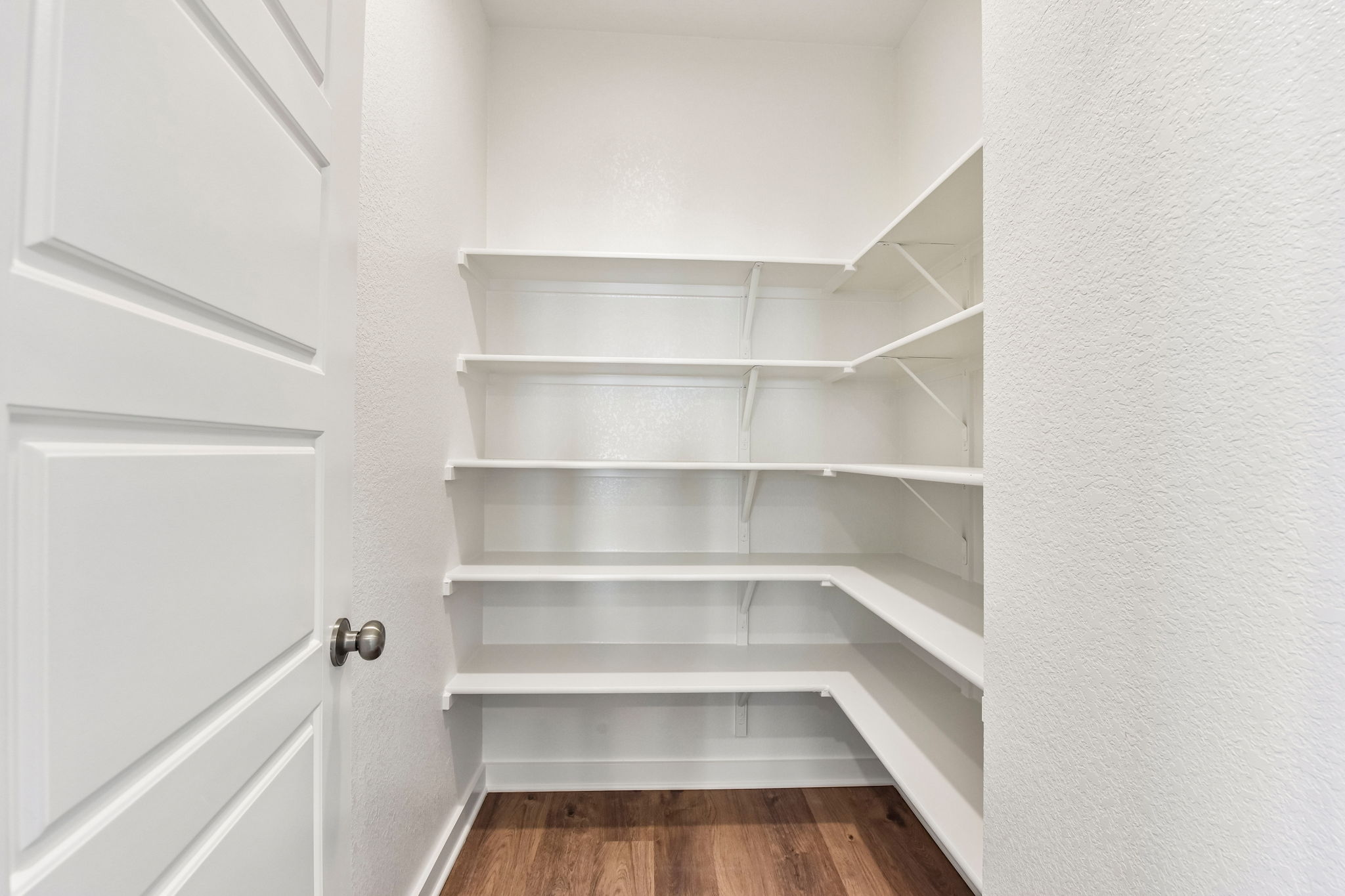 A white shelving unit.