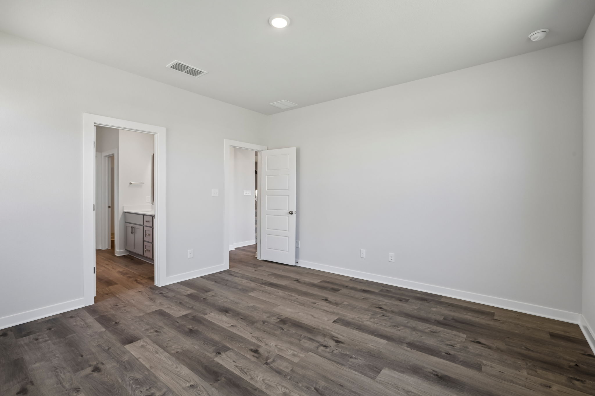 A room with white walls.