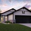 Edwards plan elevation E at Sonterra in Jarrell TX by Century Communities
