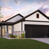 Fresno plan elevation B2 at Sonterra in Jarrell TX by Century Communities