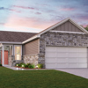 Fresno plan elevation C3 at Sonterra in Jarrell TX by Century Communities