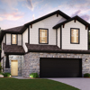 Parker plan elevation E at Sonterra in Jarrell TX by Century Communities