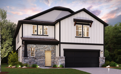 Redbud elevation B in Eastwood at Sonterra in Jarrell, TX by Century Communities