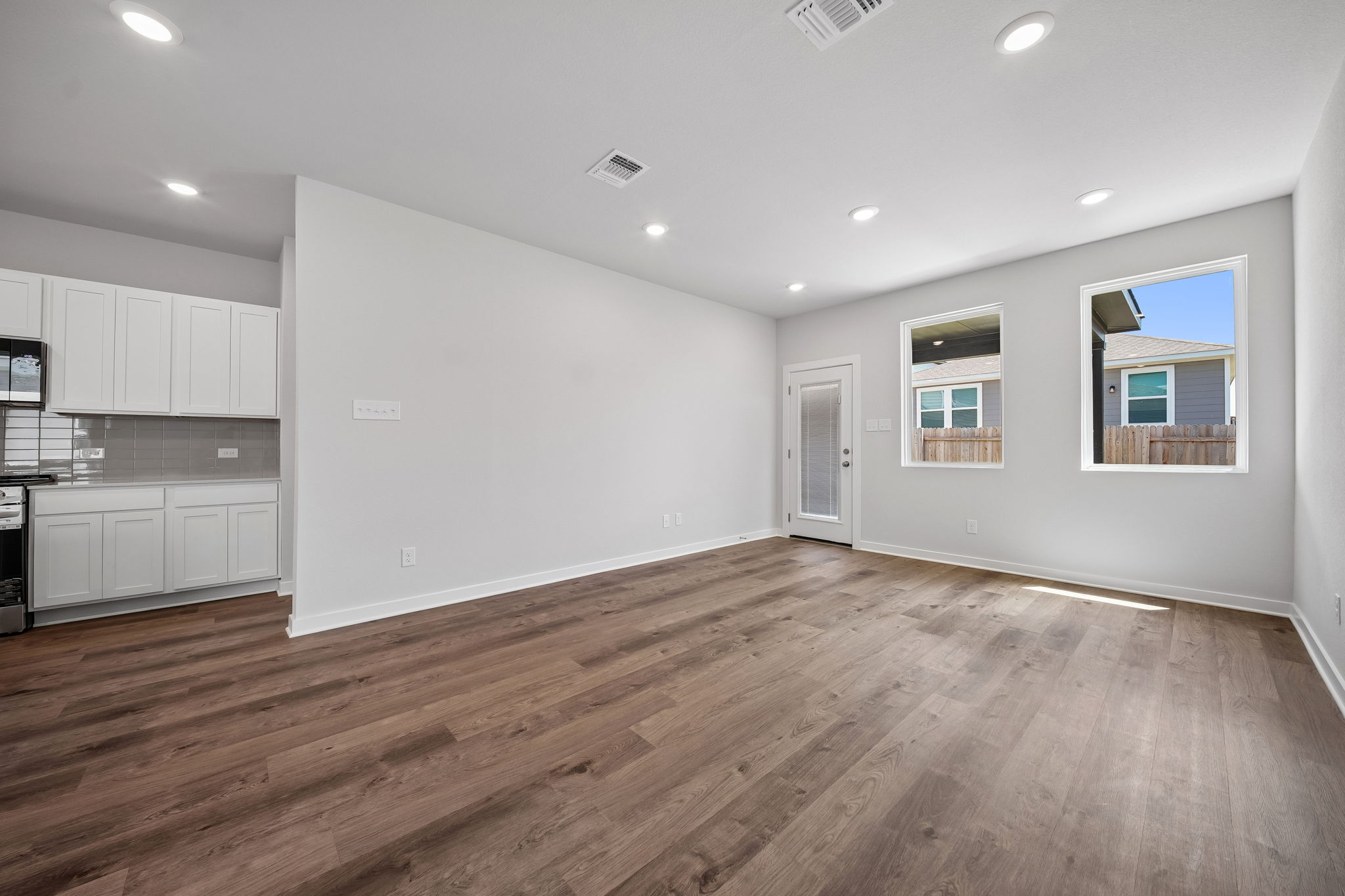 A large empty room.