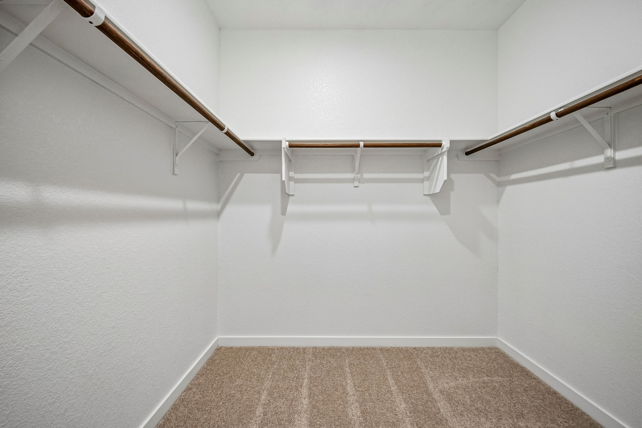 A staircase in a room.