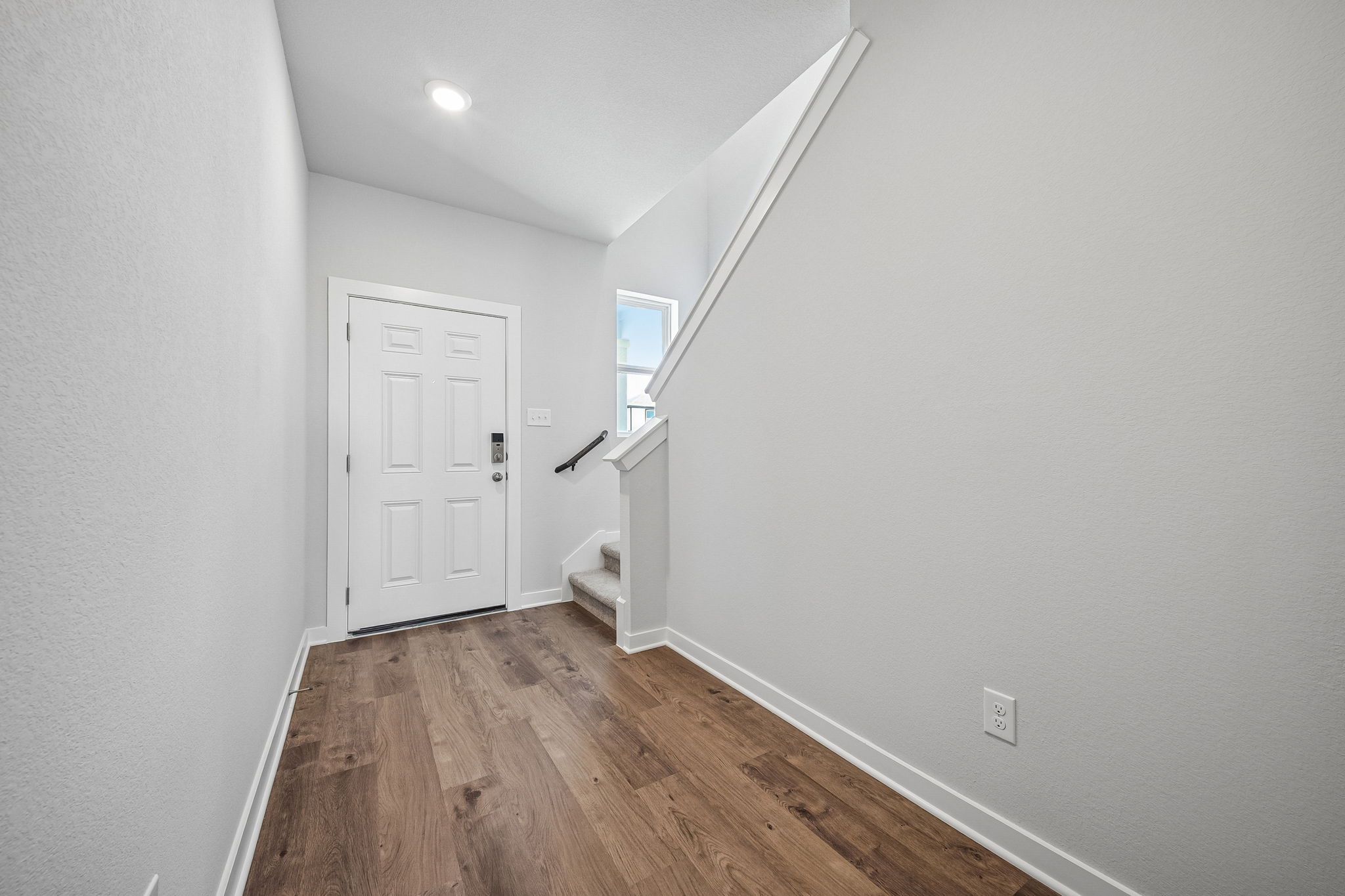 A room with white walls.