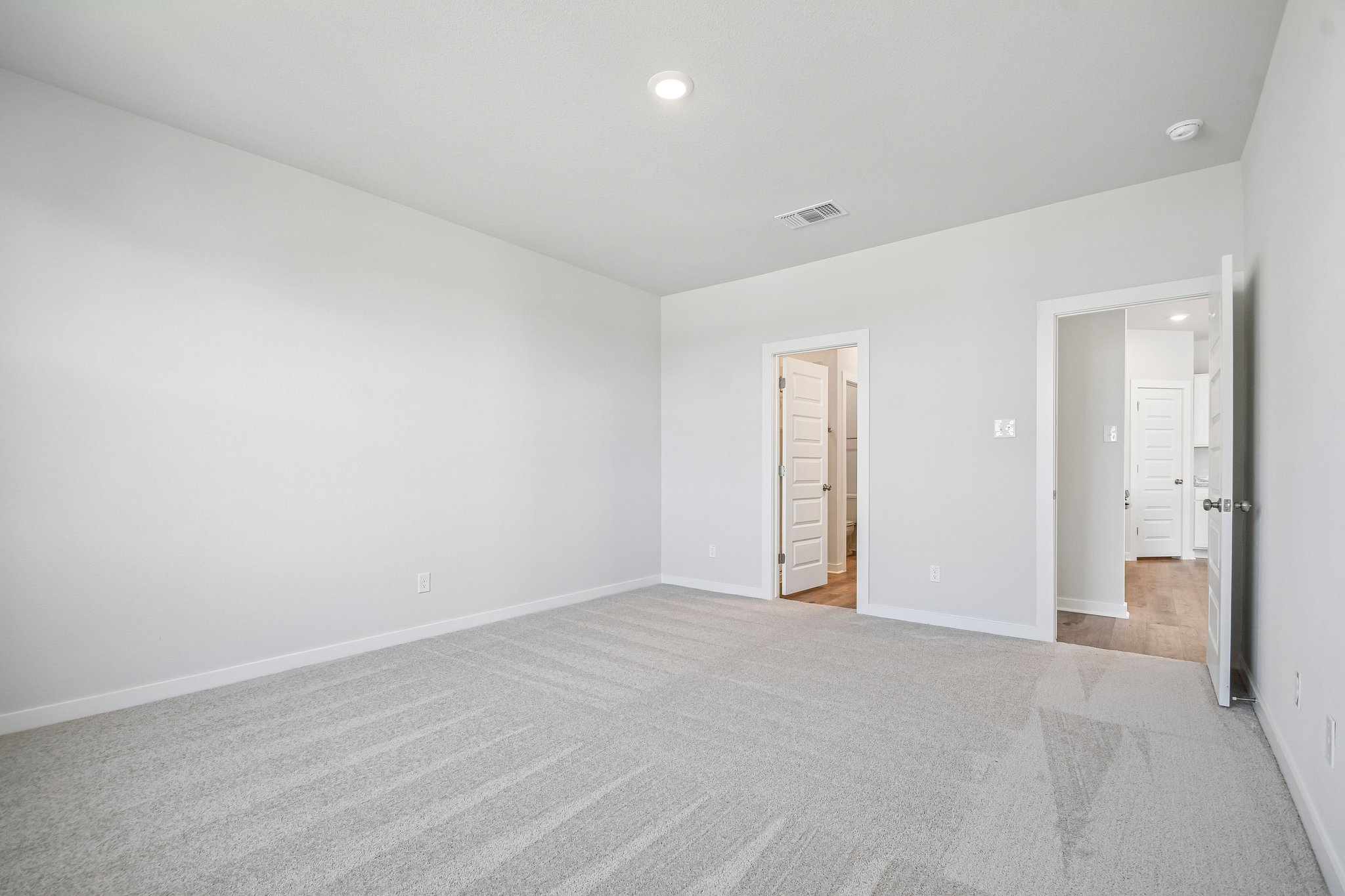 A room with white walls.
