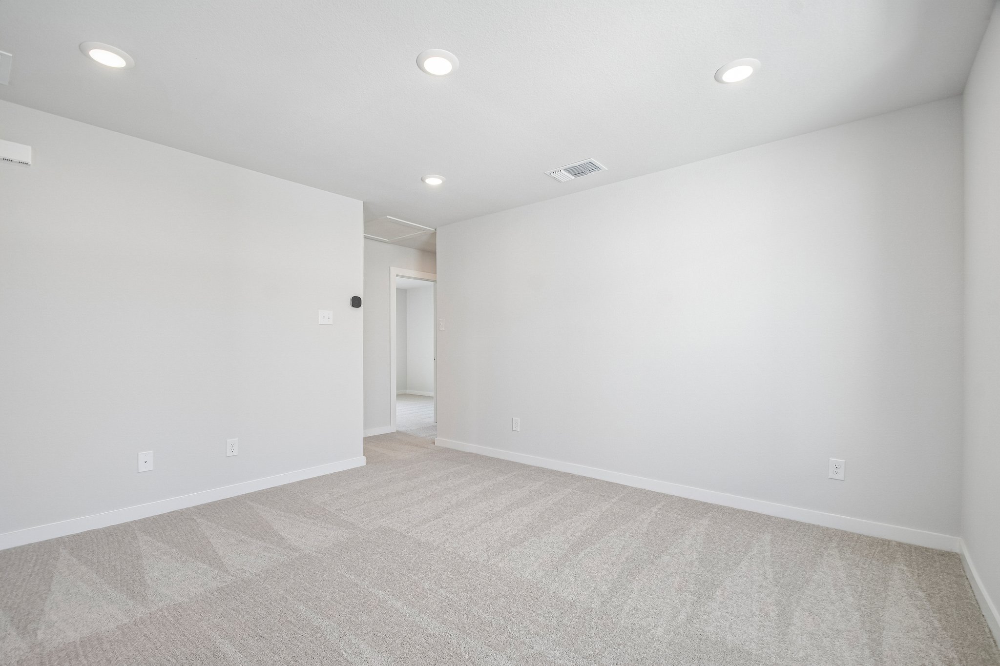 A room with white walls.