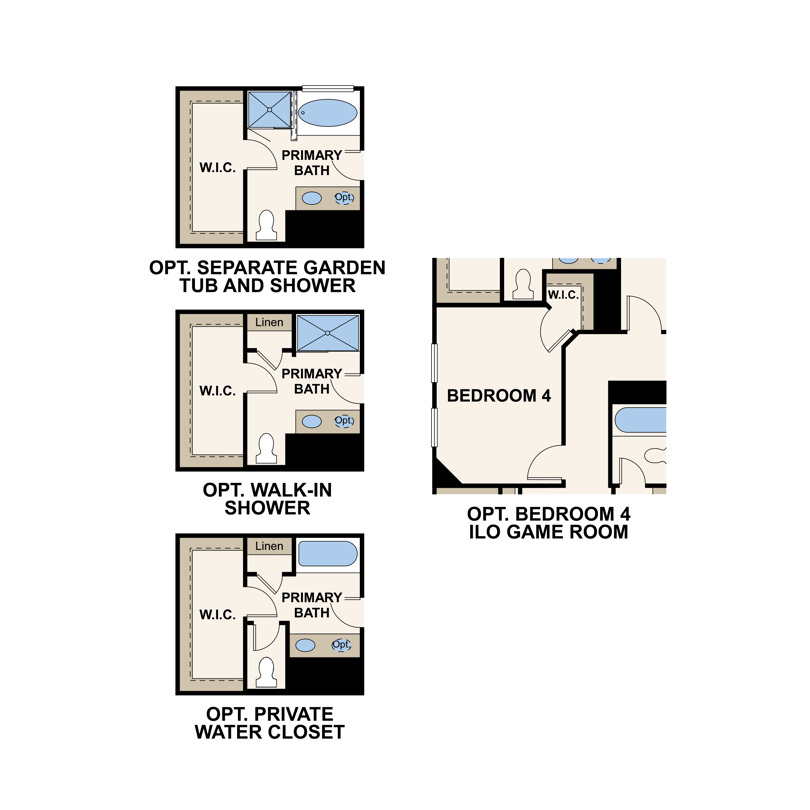 Kendall floorplan options in Eastwood at Sonterra in Jarrell, TX by Century Communities