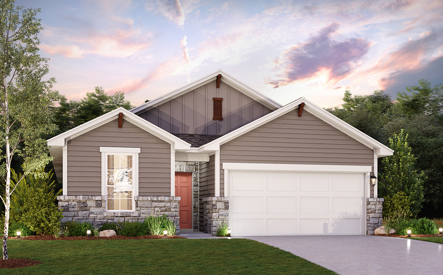 Pinion elevation F in Eastwood at Sonterra in Jarrell, TX by Century Communities