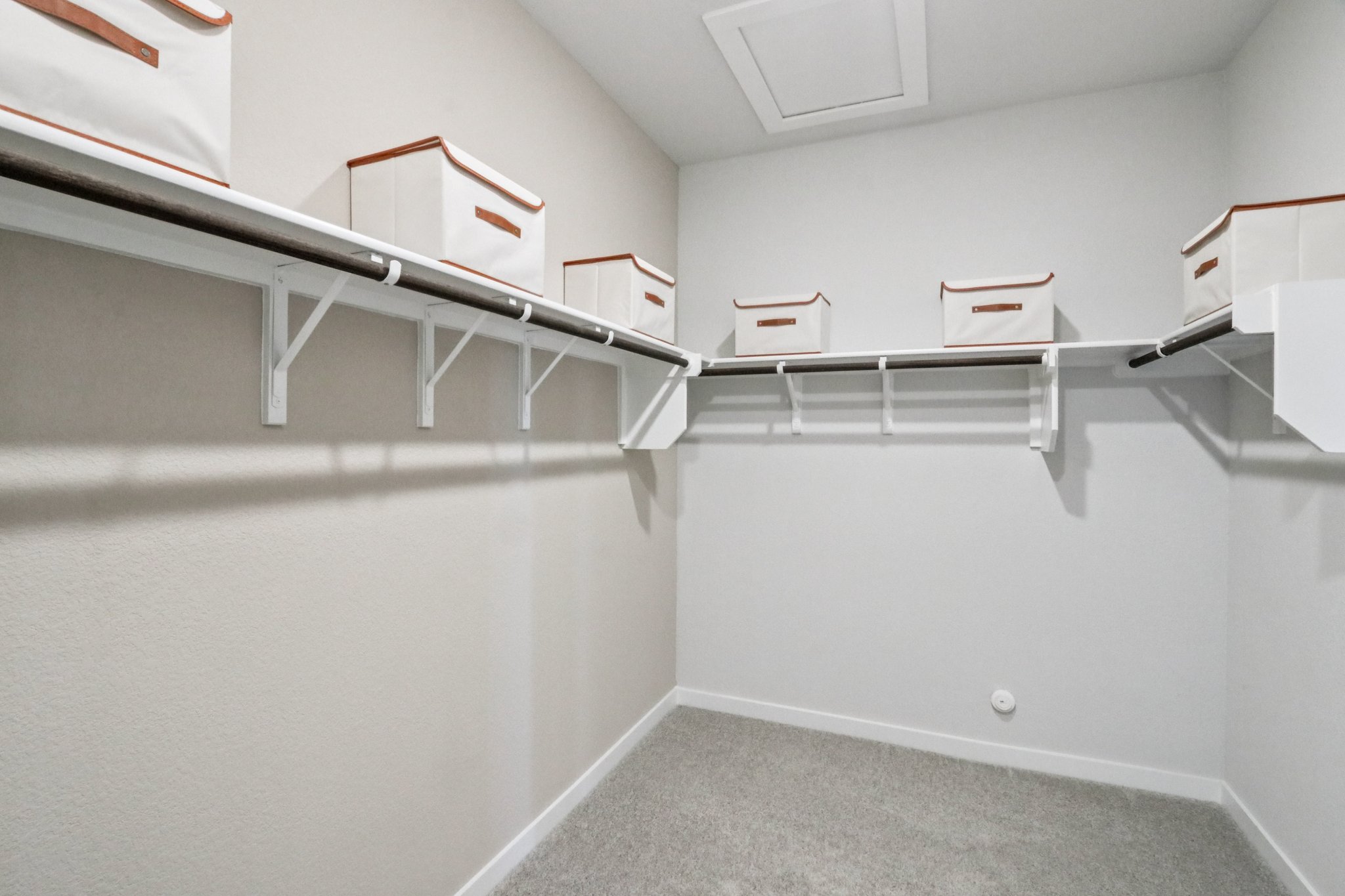 A white room with white walls.