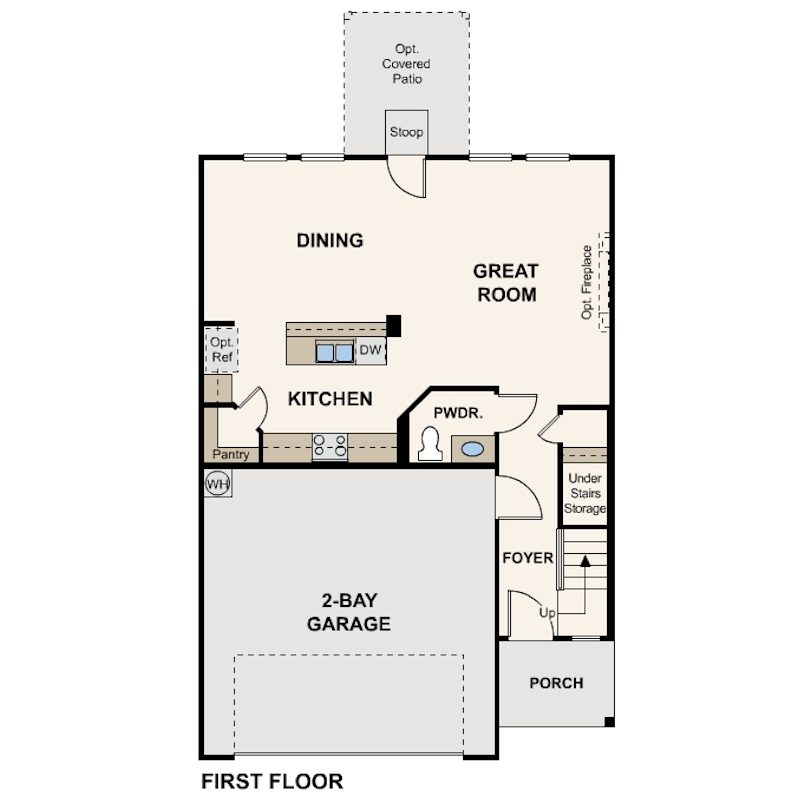 Kendall floor plan at Jennings Place by Century Communities