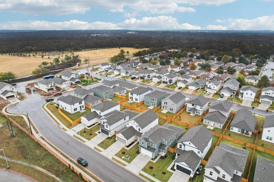 A group of houses.