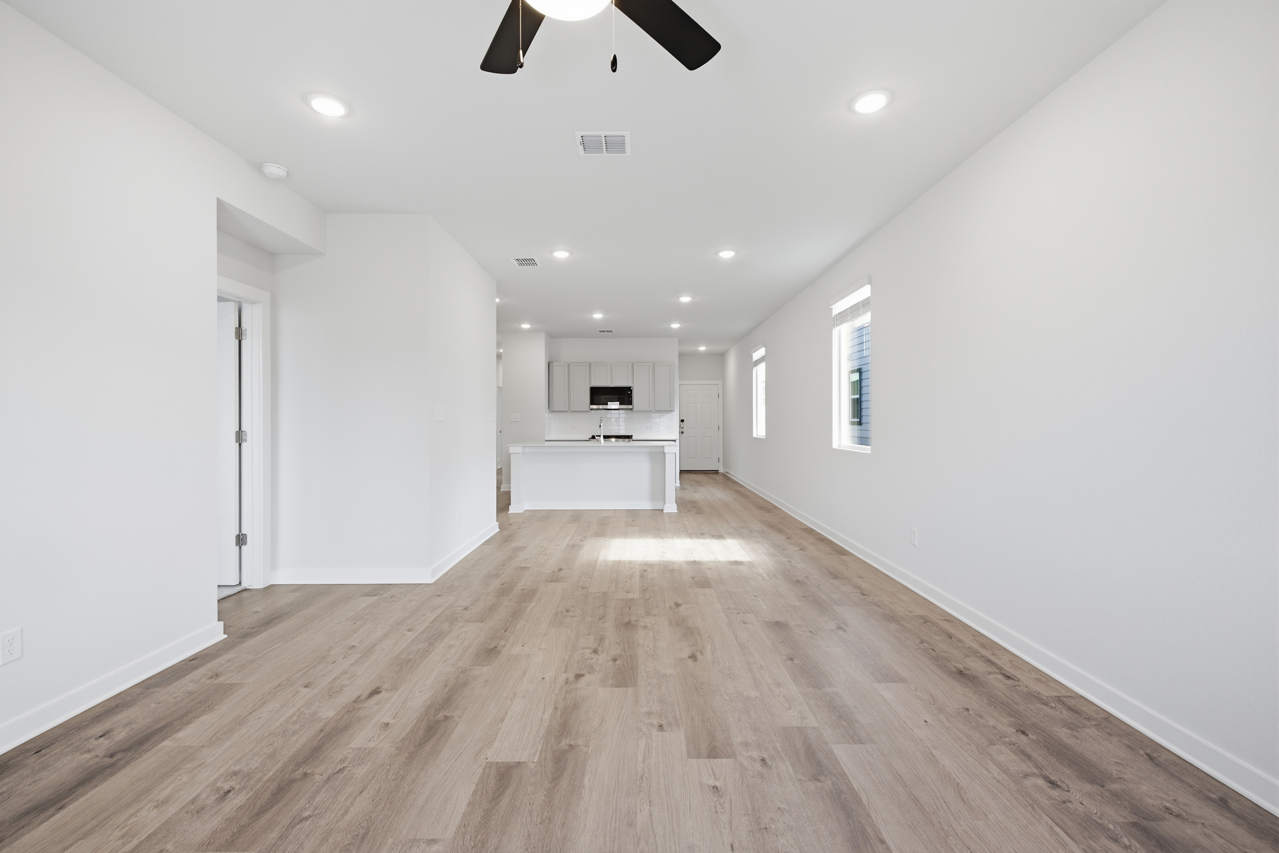 A large empty room.