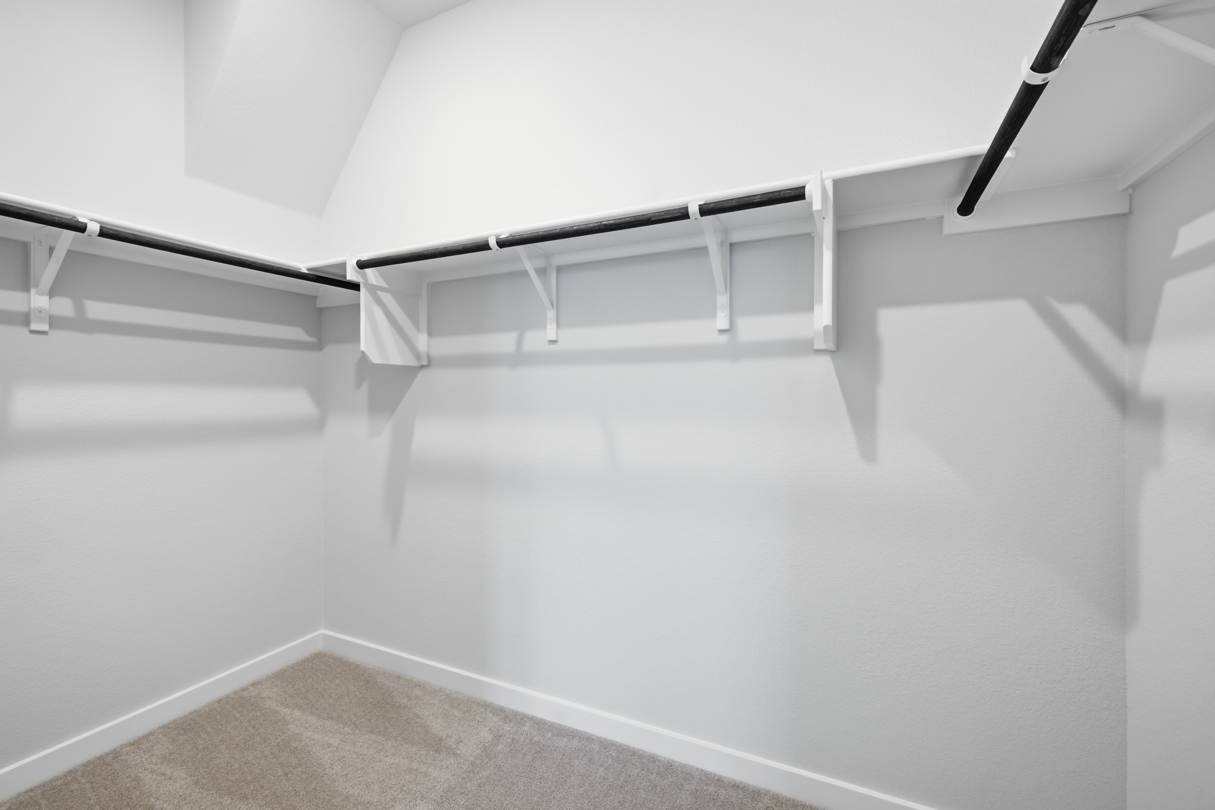 A staircase in a room.
