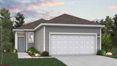 A house with a garage.