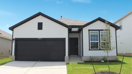 A house with a garage.