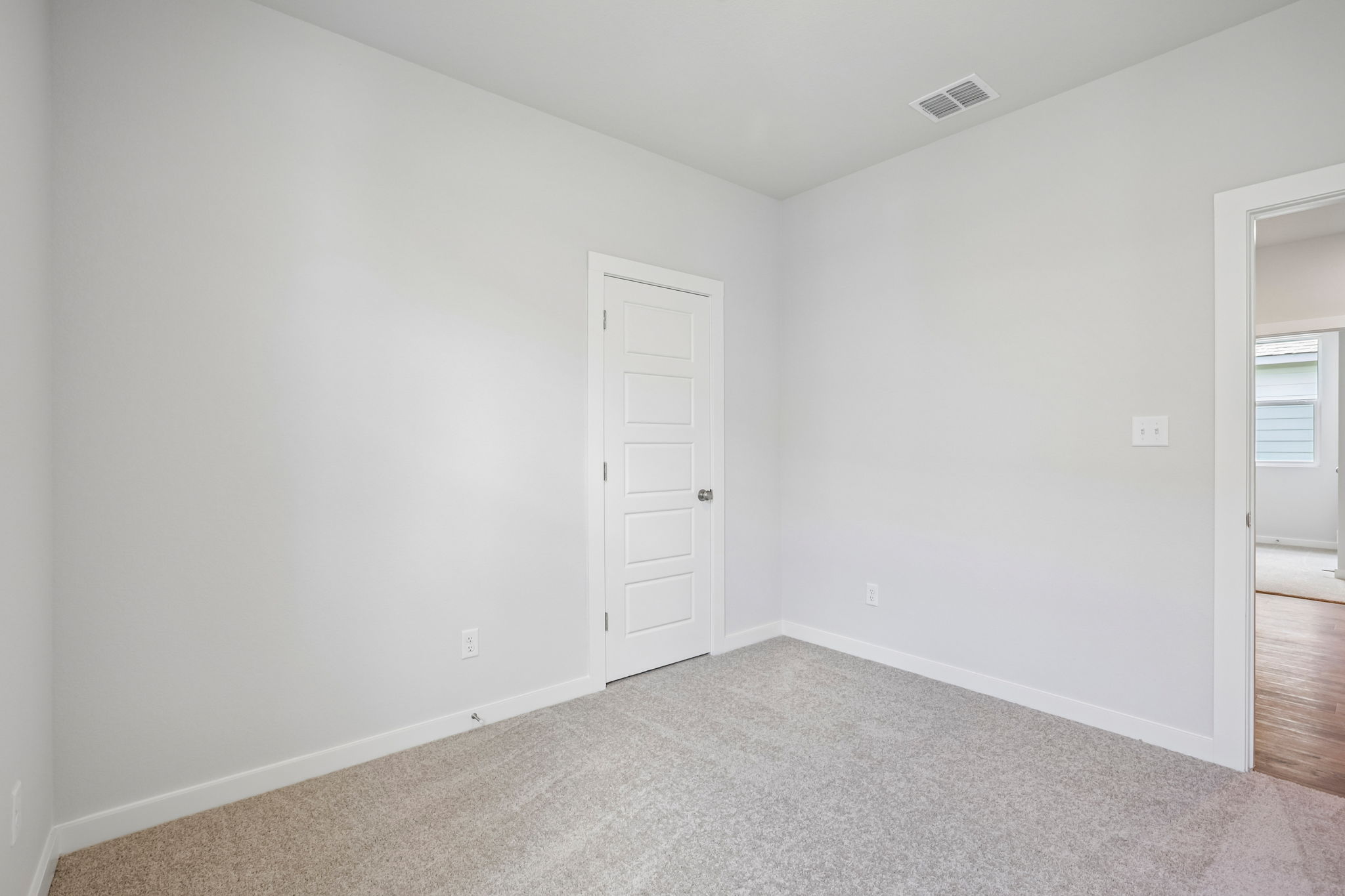 A room with white walls.