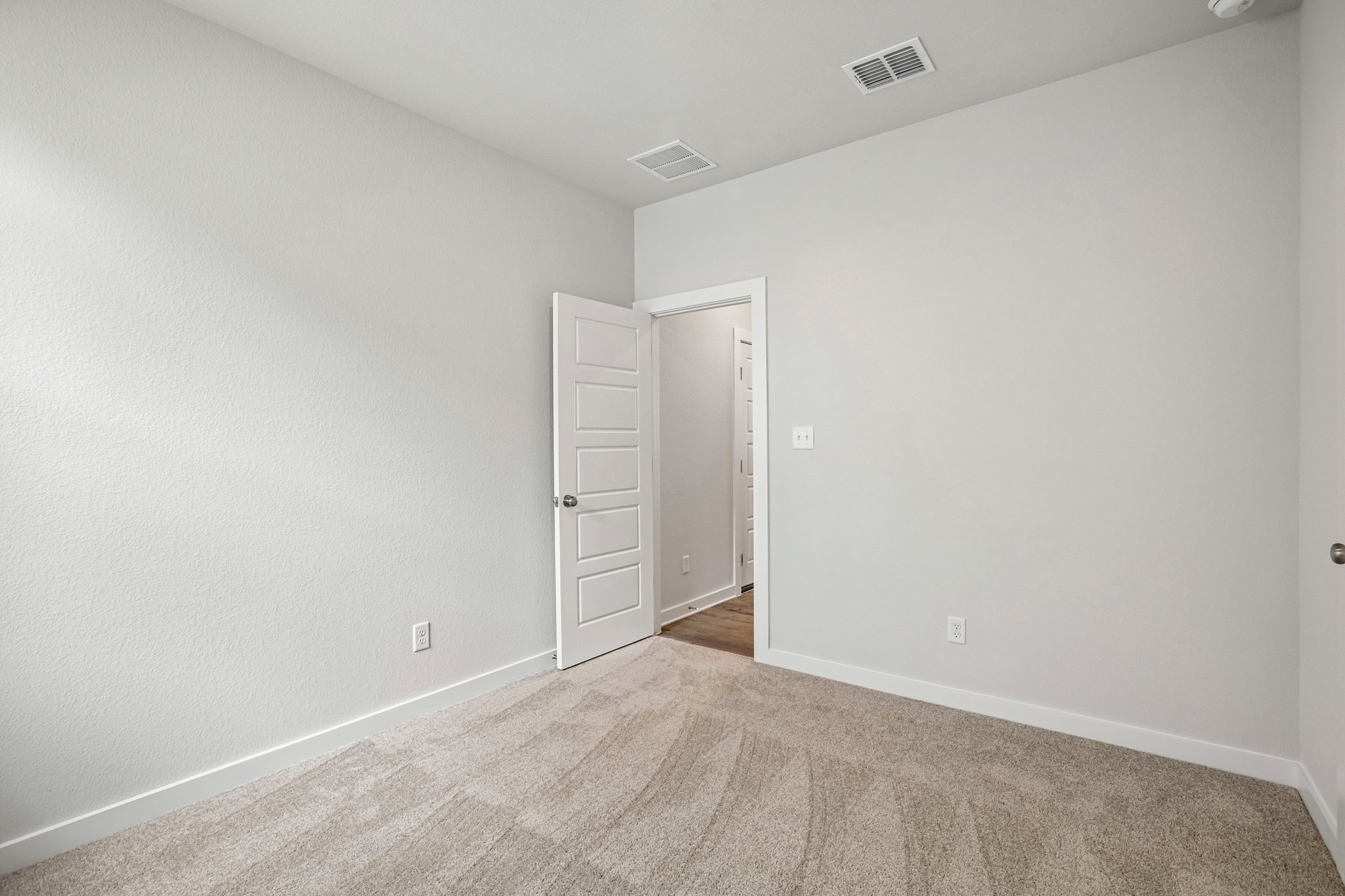 A room with white walls.