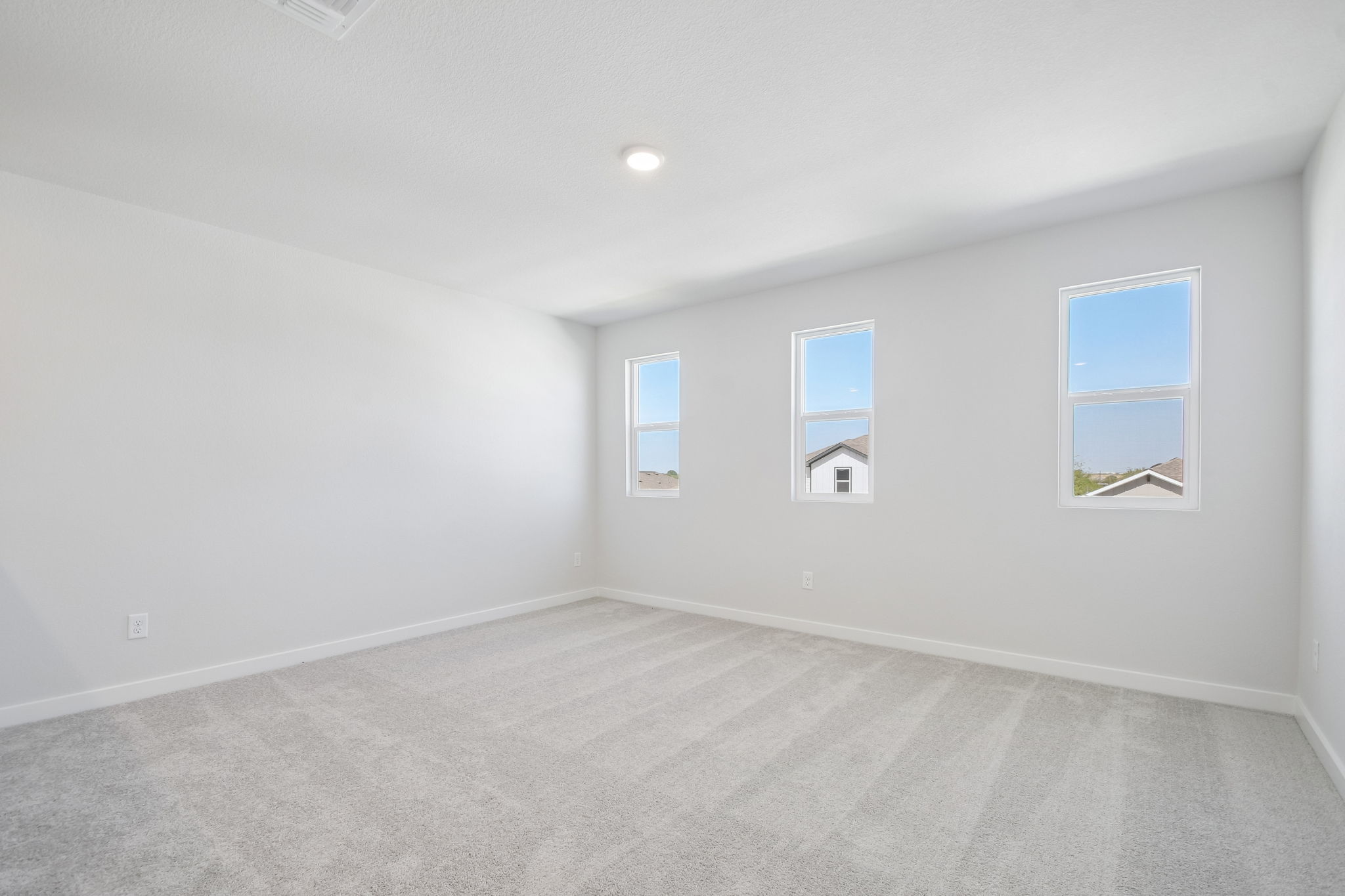 A room with white walls.