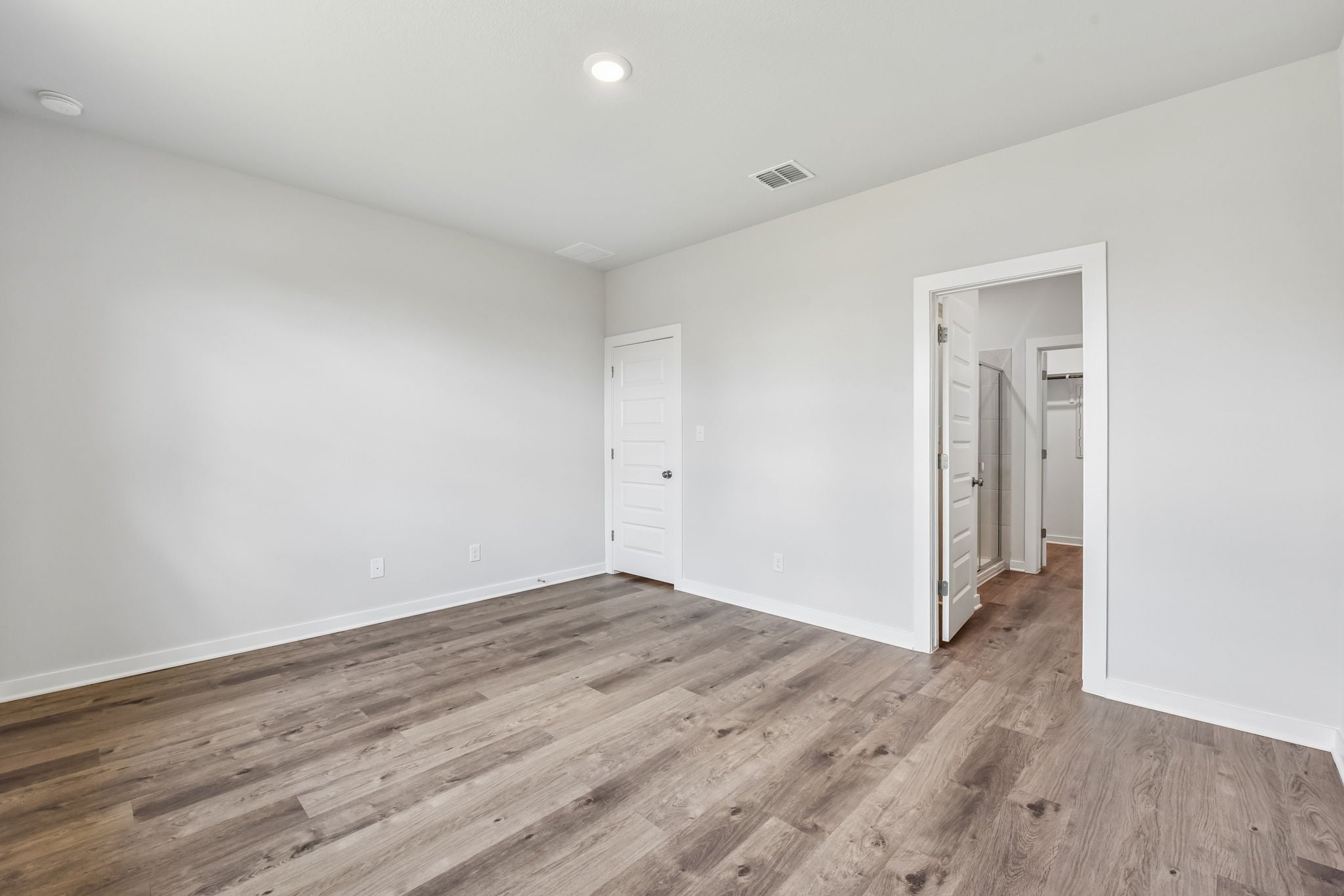 A room with white walls.