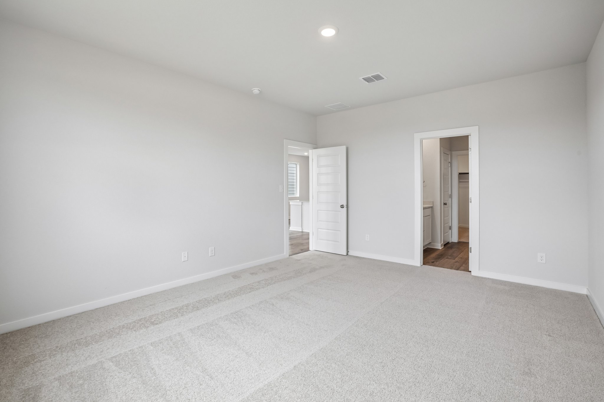 A room with white walls.