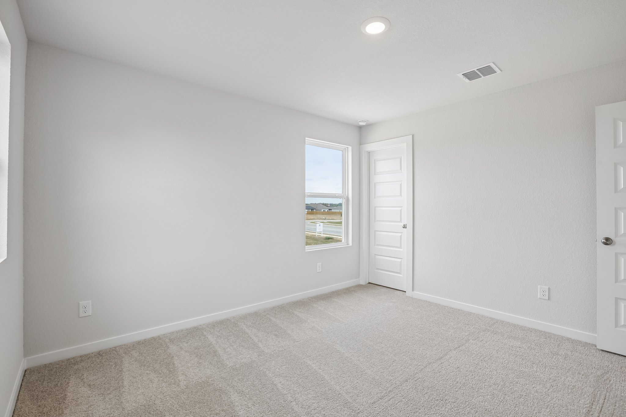 A room with white walls.