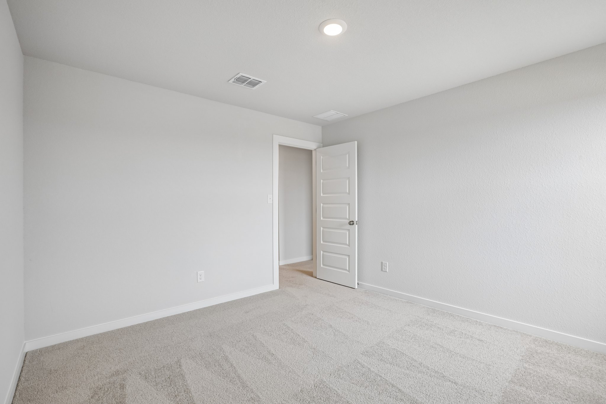 A room with white walls.