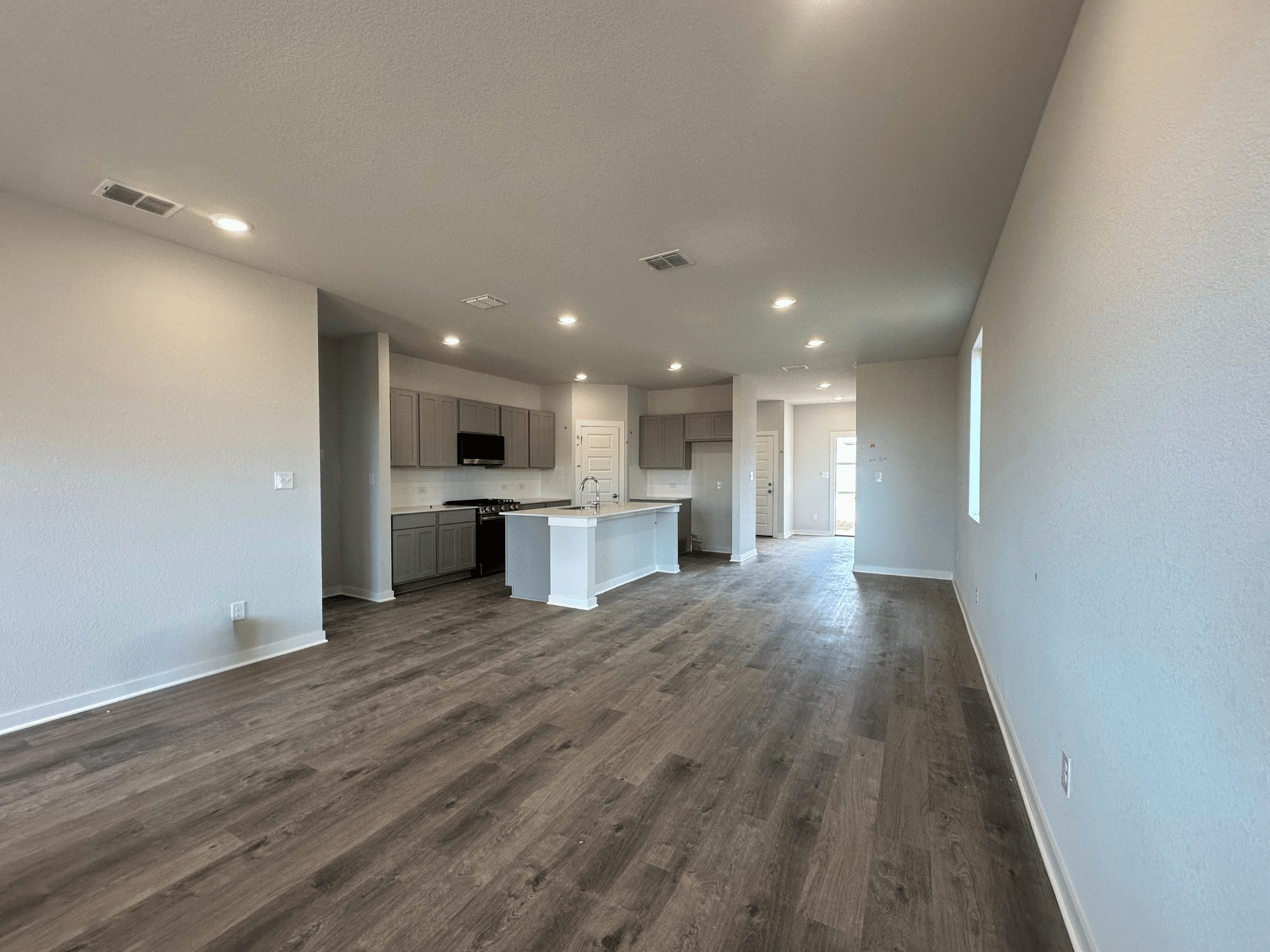 A large empty room.