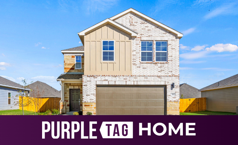 A house with a garage.