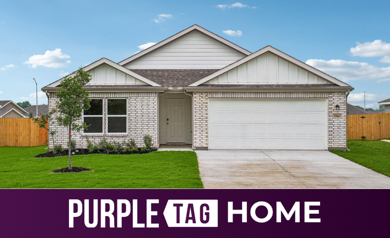 A house with a garage.