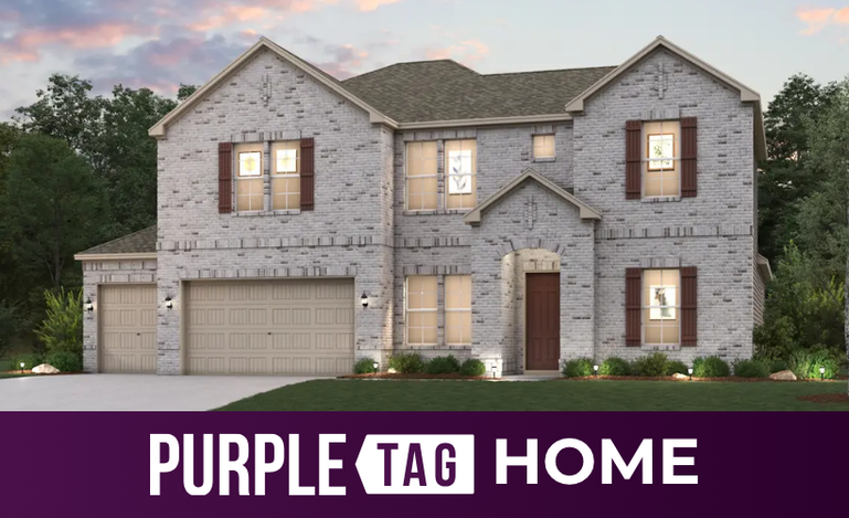A house with a garage.