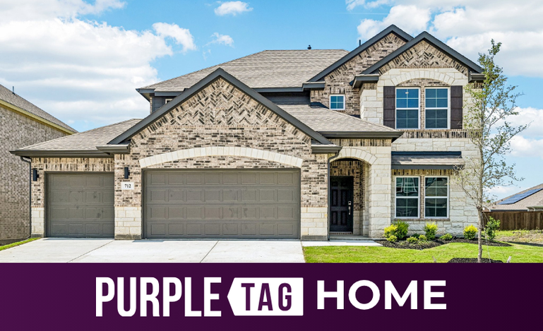 A house with a garage.