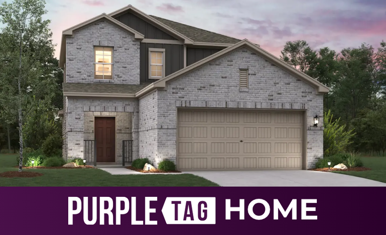 A house with a garage.