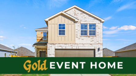 A house with a garage.