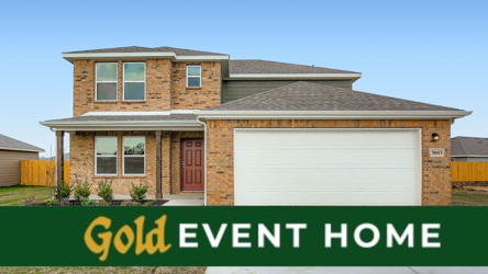 A house with a garage.